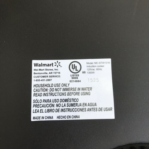 Farberware Mc-Stw1316 Induction Cooktop Burner - Tested - Fresh Stock Dated February 2026