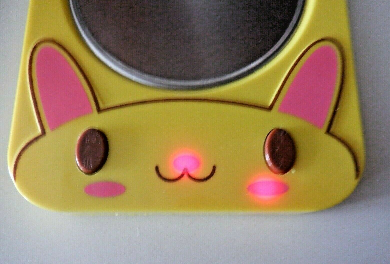 Pikachu Pokemon Coffee Tea Warmer Tested Works - Fresh Stock Dated February 2026