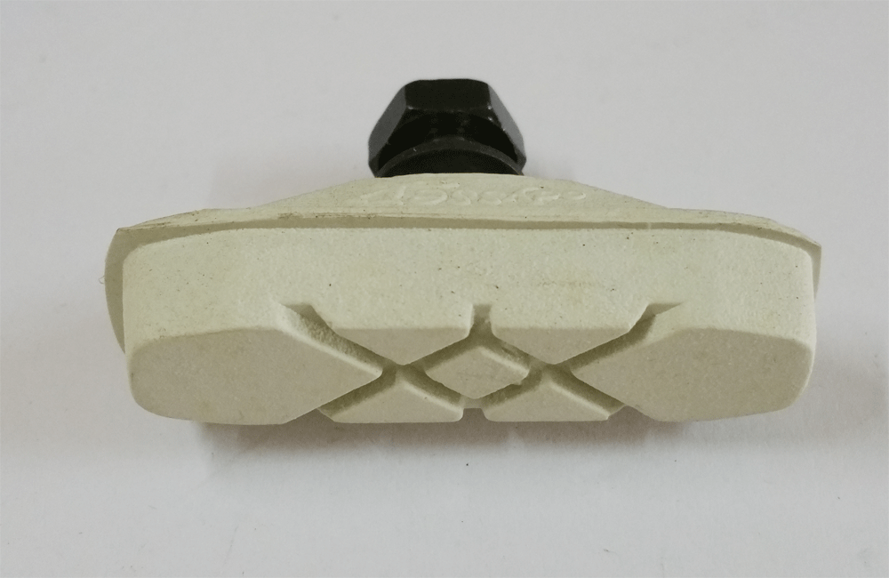 ODYSSEY Pitbull-Triax Vintage Retro Brake Shoes Old School NOS Freestyle WHITE - Fresh Stock Dated December 2025