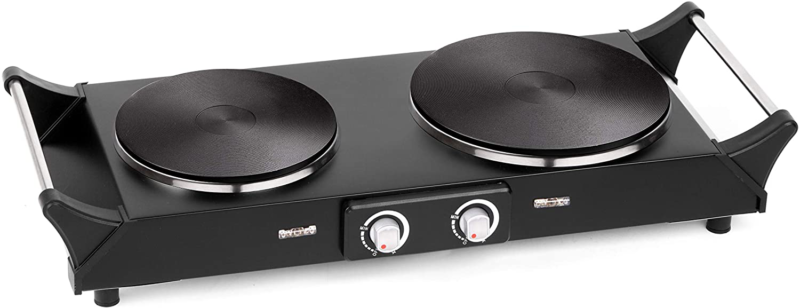 Techwood Hot Plate Electric Single Burner 1800W Portable Burner For Cooking With - Fresh Stock Dated February 2026