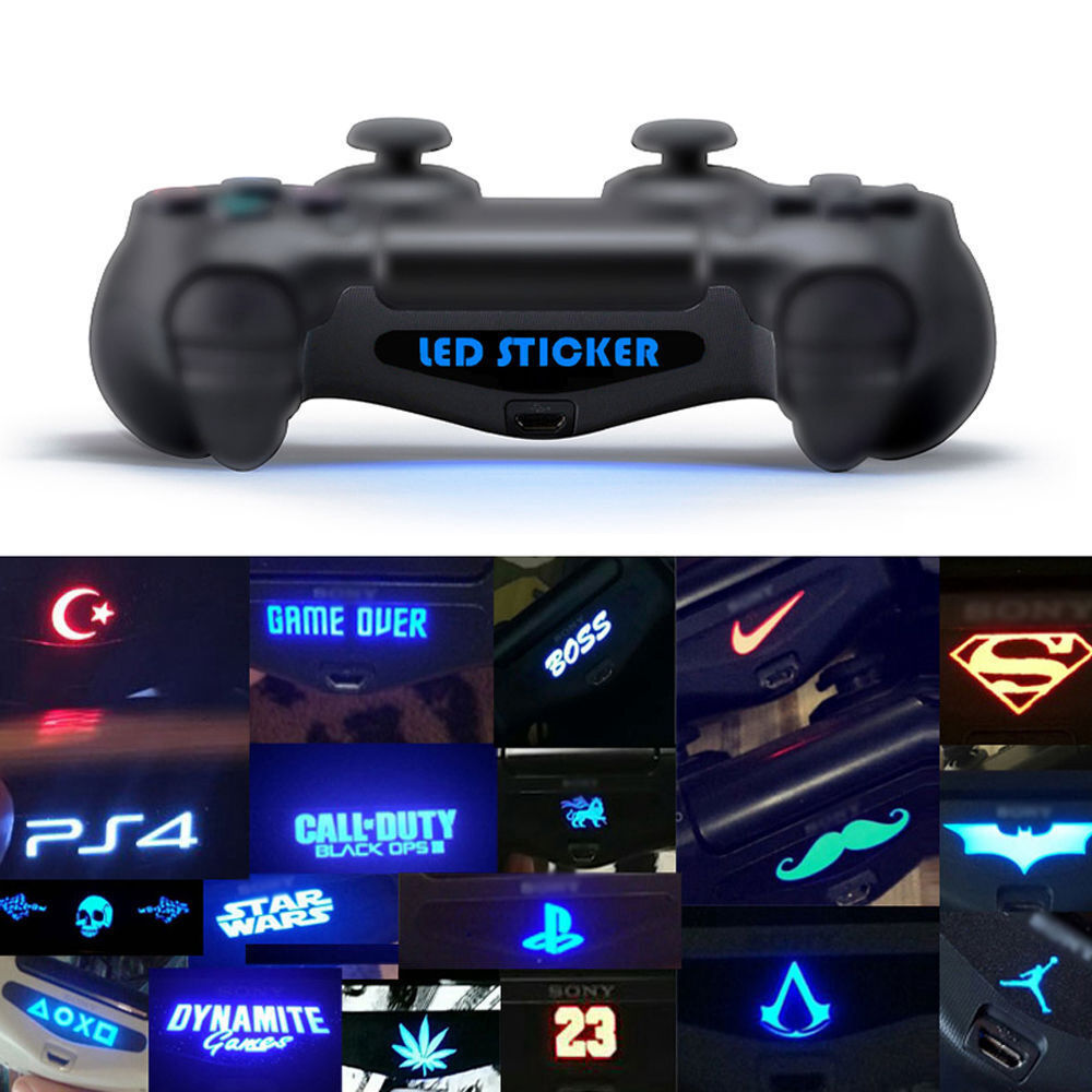 40PCS LED Light Bar Cover Decal Skin Sticker for PlayStation 4 PS4 Controller - Fresh Stock Dated December 2025