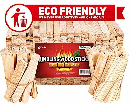 Kindling Wood 500 pc Better Than Fatwood Fire Starter Sticks - for Indoor and - Fresh Stock Dated December 2025