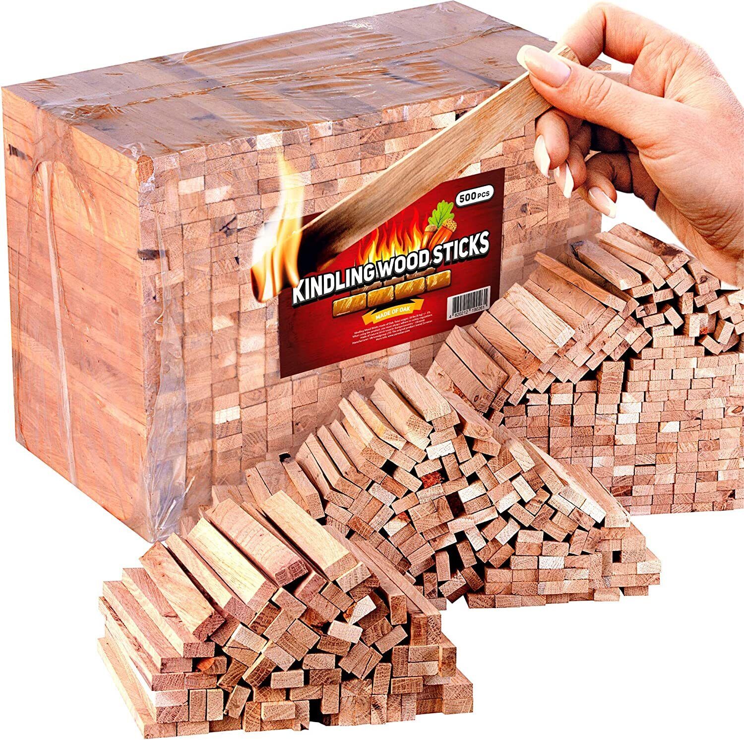 Firewood Sticks – Kindling Fire Starter Natural 100% Wood Stove Bonfire 17.5LBS. - Fresh Stock Dated January 2026