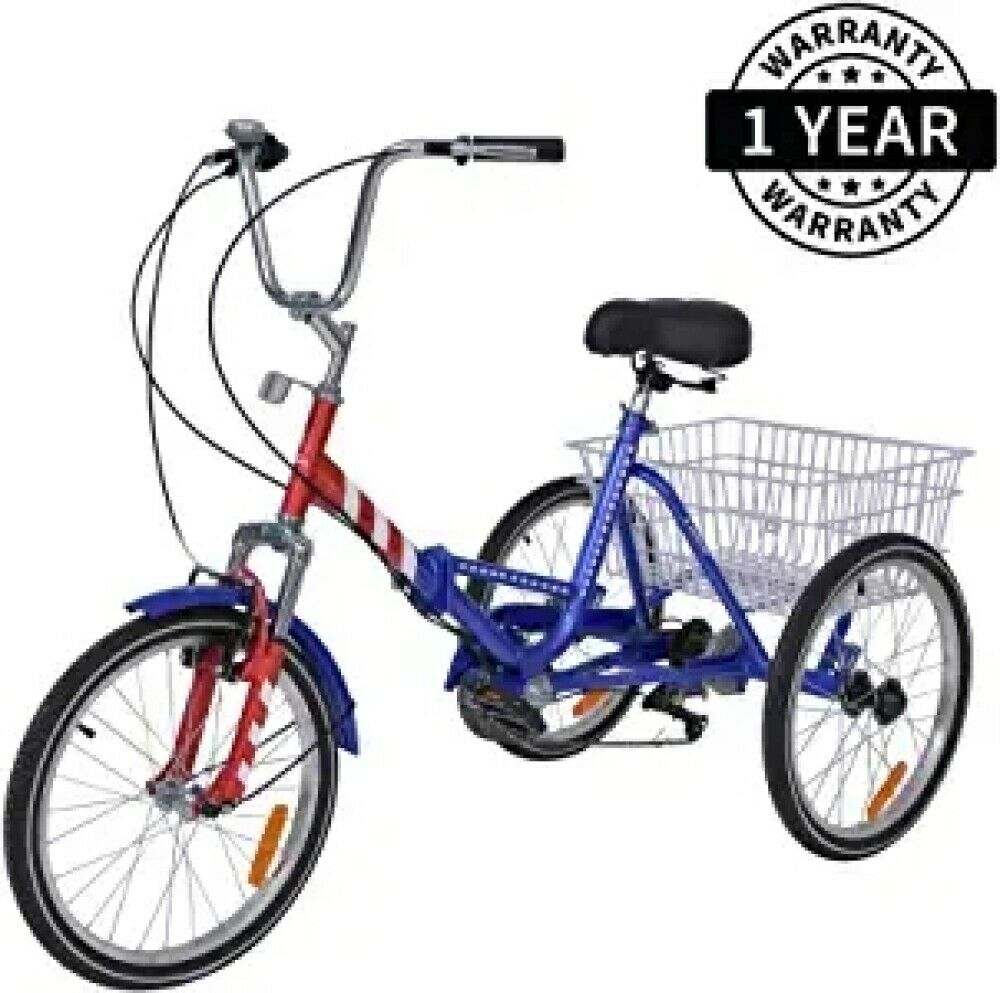 Adult Folding Tricycles 7 Speed 20