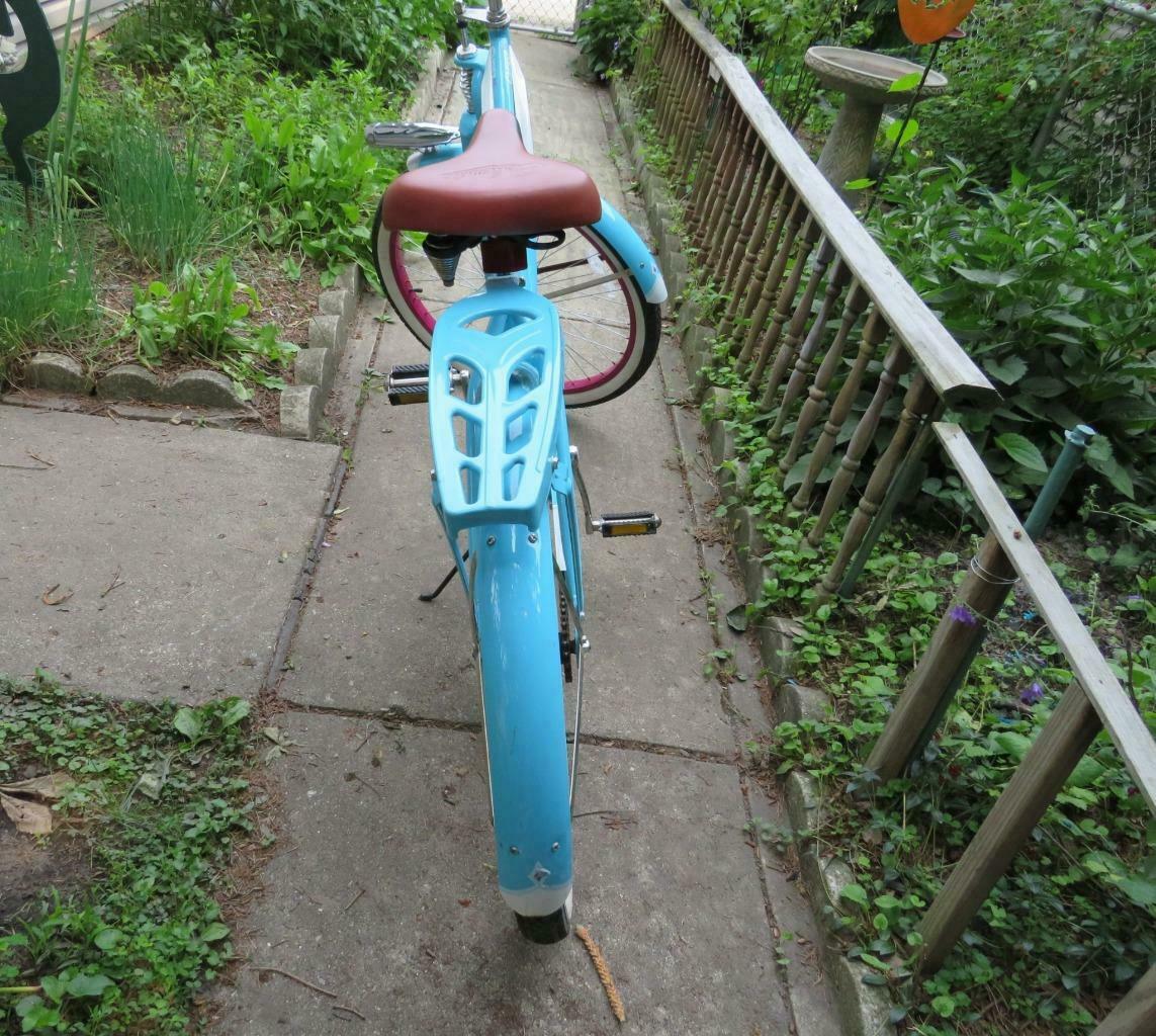 Women’s 1952 Columbia Deluxe Blue/Pink 26″ Bike Beach Cruiser Repro PICK UP ONLY - Fresh Stock Dated December 2025
