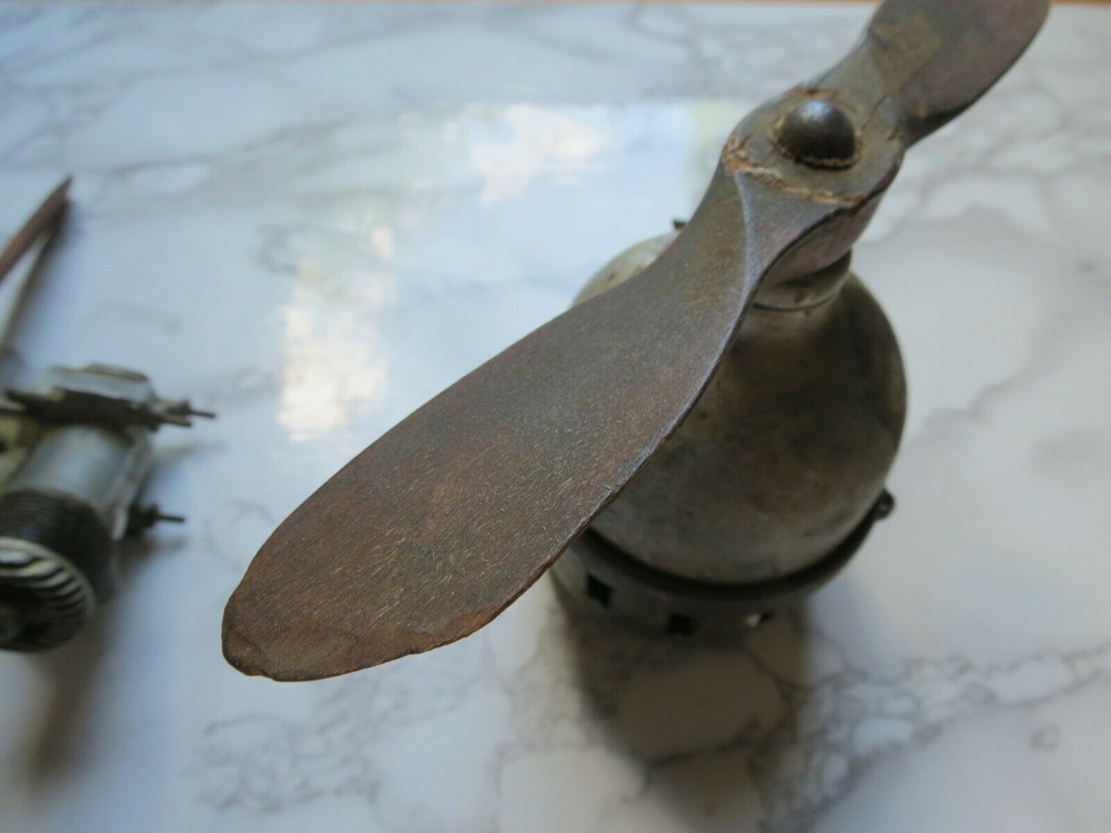 Vintage Model Plane Wooden Propellers Persons Majestic Bicycle Siren Parts As-Is - Fresh Stock Dated December 2025