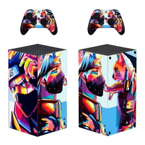 Xbox Series S X Slim Console Controller Skins Decal Anime Naruto Hatake Kakashi - Fresh Stock Dated December 2025