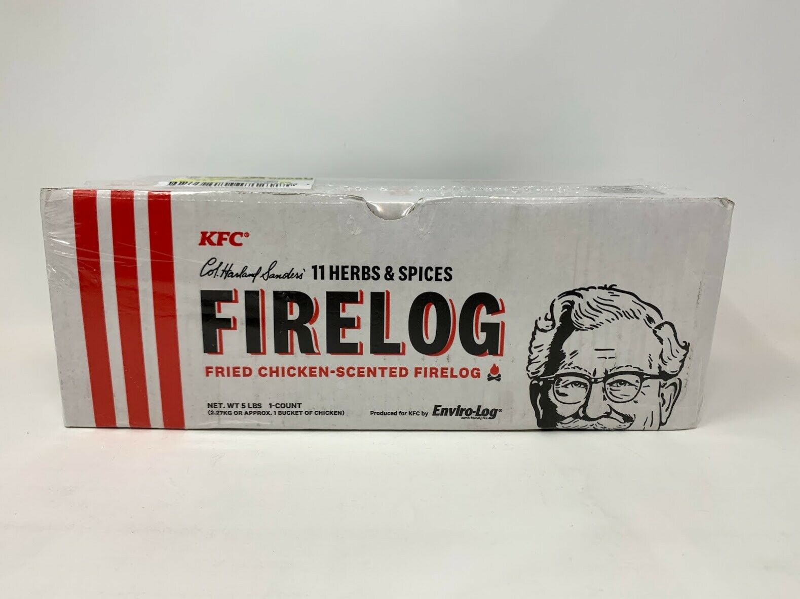 KFC Limited Edition 11 Herbs & Spices Fire log by Enviro-Log SOLD OUT!! Fire LOG - Fresh Stock Dated December 2025