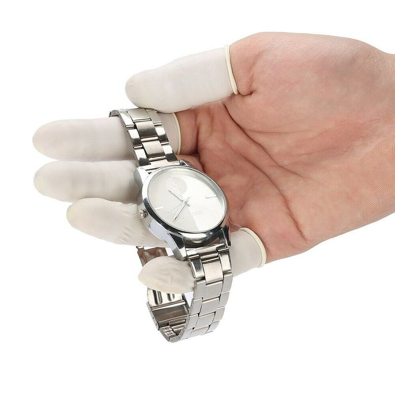 Watch Repair Tool Anti-static Finger Cot Emulsion Finger Protector Cover 1000 PC - Fresh Stock Dated December 2025
