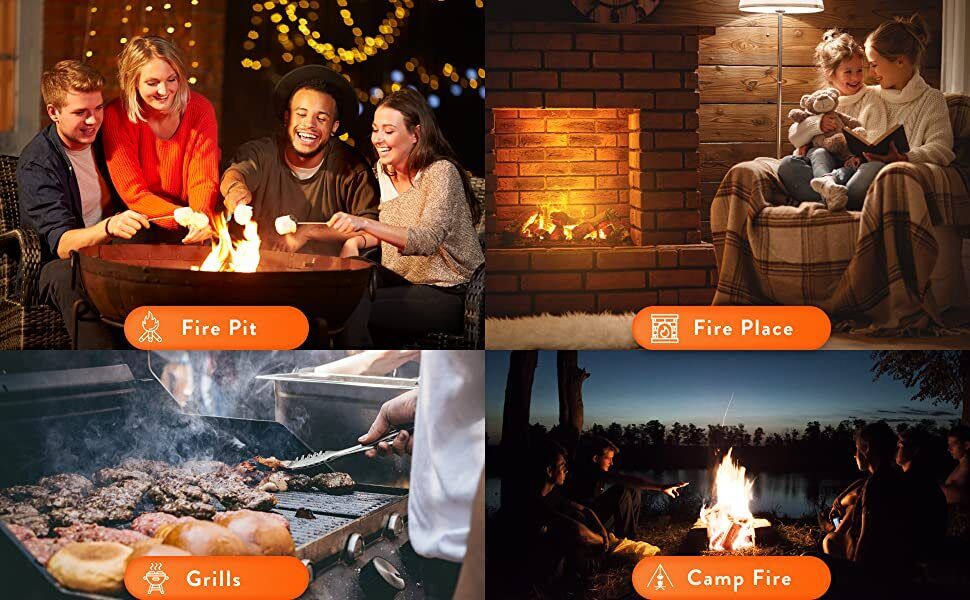 Firewood Sticks – Kindling Fire Starter Natural 100% Wood Stove Bonfire 17.5LBS. - Fresh Stock Dated January 2026