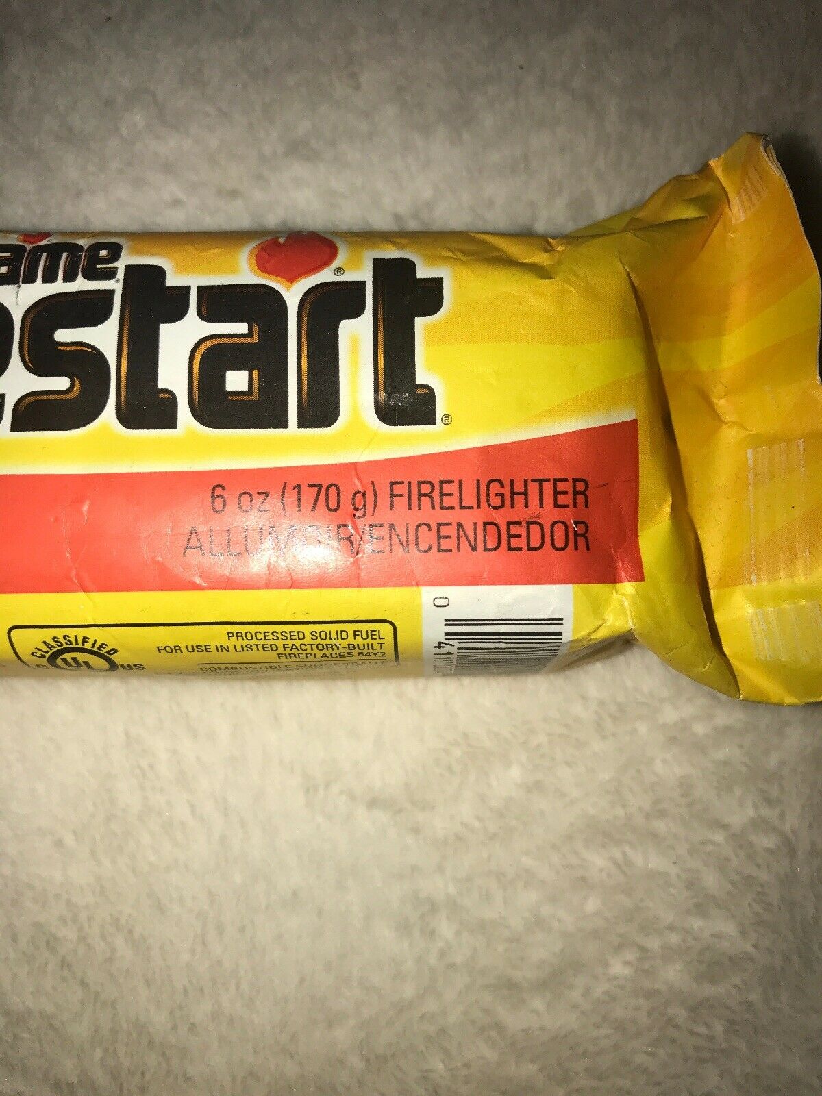 Duraflame Firestart 6oz  Starts Wood Fires Fast 🔥 Firefighter Instructions - Fresh Stock Dated December 2025