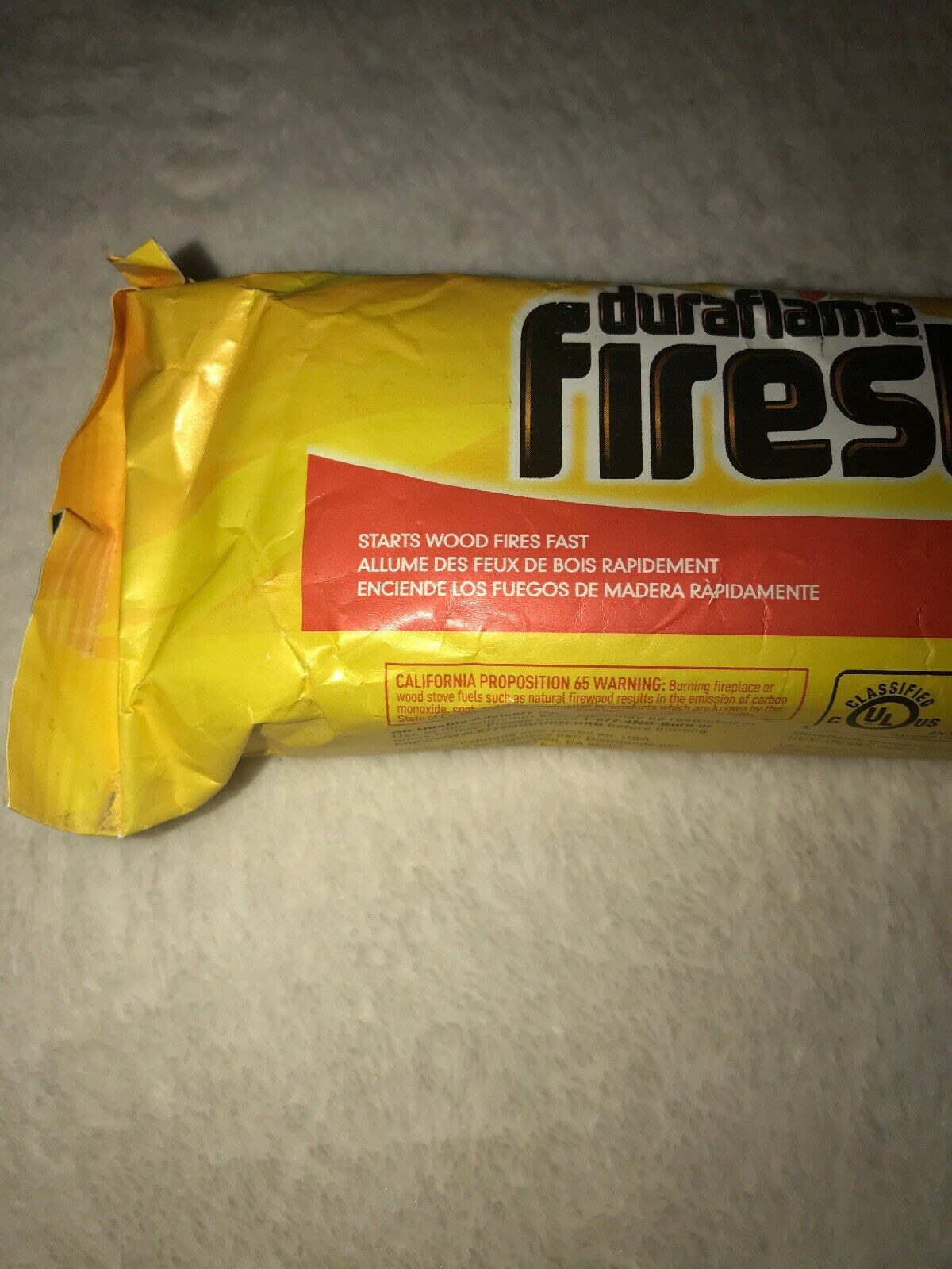 Duraflame Firestart 6oz  Starts Wood Fires Fast 🔥 Firefighter Instructions - Fresh Stock Dated December 2025