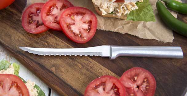 Rada R126 Tomato Slicing Knife dual serrated 5