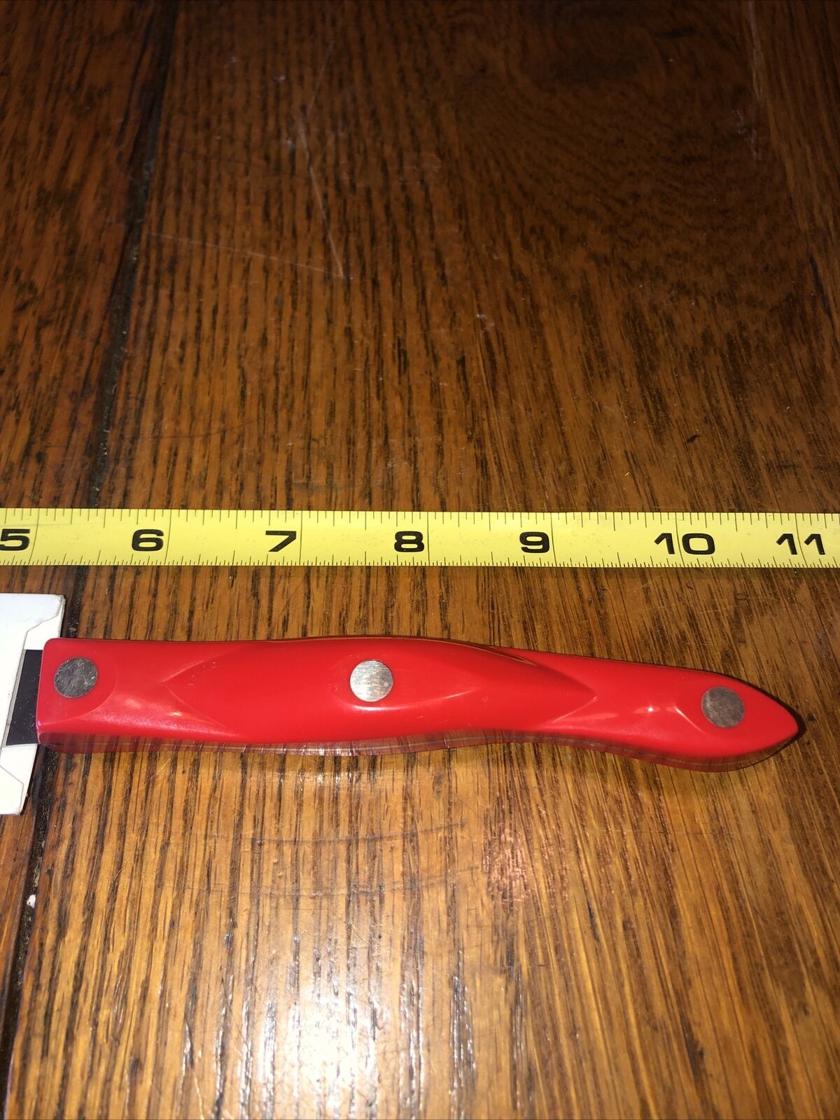 CUTCO 1768 SPREADER KNIFE SPATULA RED HANDLE ENGRAVED-NEW - Fresh Stock Dated January 2026