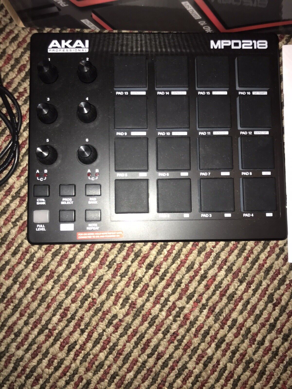 Akai Professional MPD218 Midi Pad Controller - Fresh Stock Dated December 2025
