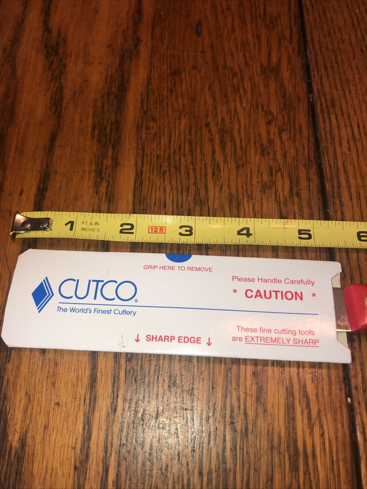 CUTCO 1768 SPREADER KNIFE SPATULA RED HANDLE ENGRAVED-NEW - Fresh Stock Dated January 2026