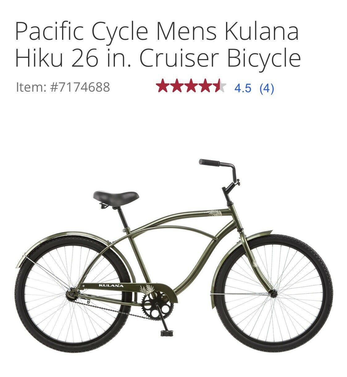 Kulana Hiku 26” Cruiser - Fresh Stock Dated January 2026