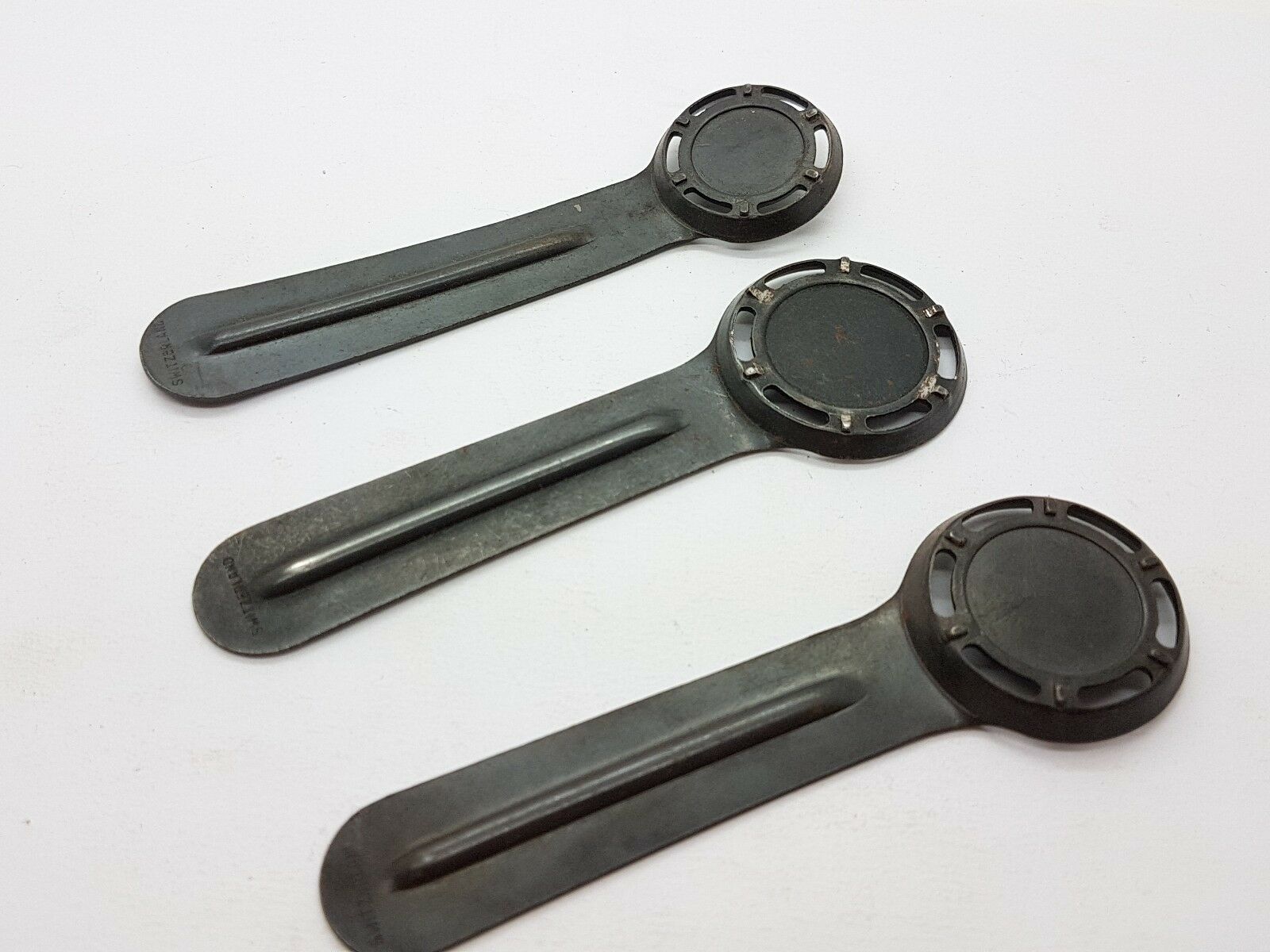 Three Swiss Watch Case Openers Black Color Random Assortment Watch Repair 33P - Fresh Stock Dated December 2025