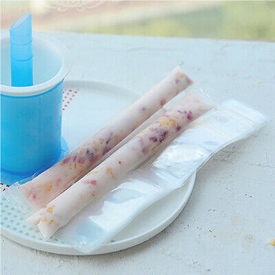 20PCS Sealed Freezer Bag Reusable Ice-cream Sticks Bags Crushed Ice Bag DIY. - Fresh Stock Dated February 2026