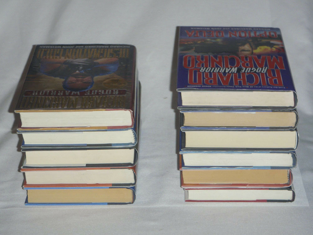 pick one - Richard Marcinko - ROGUE WARRIOR - hard cover books - HC DJ firewood - Fresh Stock Dated January 2026