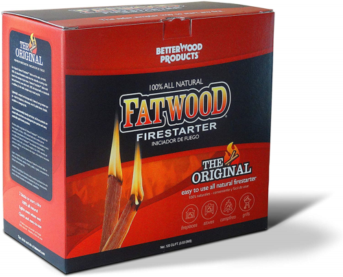 Better Wood Products Fatwood Firestarter Box, 5-Pounds 9987 - Fresh Stock Dated January 2026