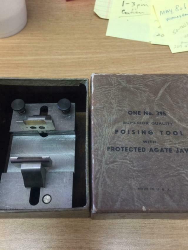 Poising Tool One No. 395 Watchmakers - Fresh Stock Dated December 2025