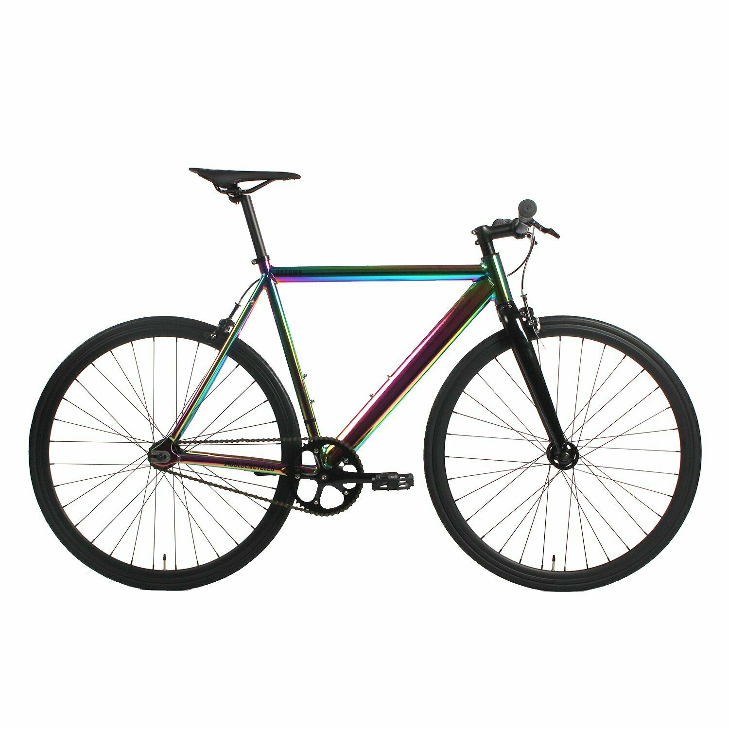 Golden Cycles Uptown Alloy Track Fixie Bike Oil Slick 55 cm 2021 - Fresh Stock Dated December 2025