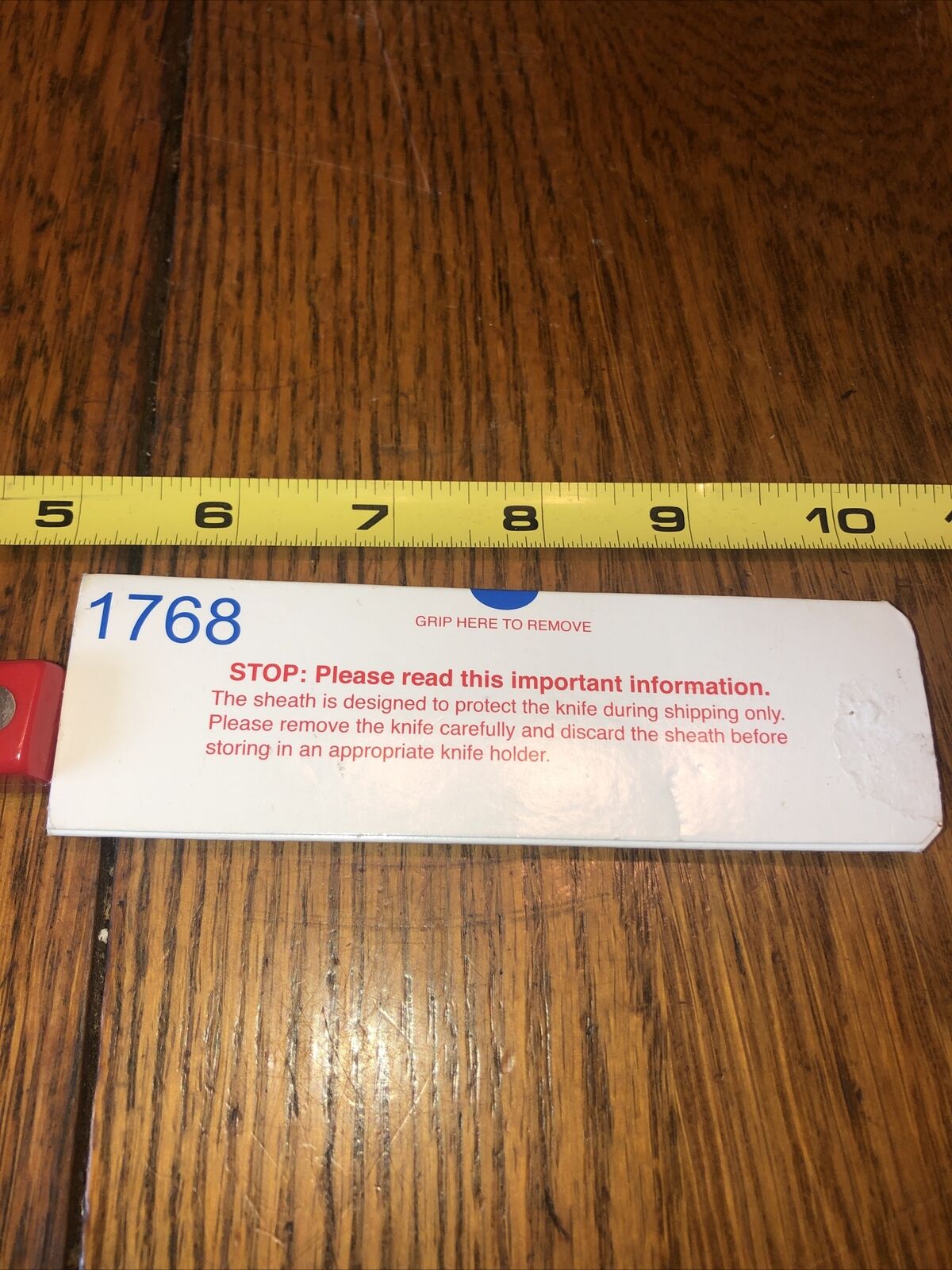 CUTCO 1768 SPREADER KNIFE SPATULA RED HANDLE ENGRAVED-NEW - Fresh Stock Dated January 2026