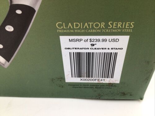 Dalstrong Obliterator 9” Cleaver and Stand - USED (READ) - Fresh Stock Dated January 2026