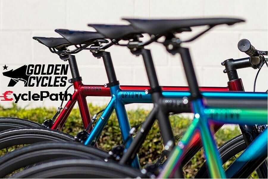 Golden Cycles Uptown Alloy Track Fixie Bike Oil Slick 55 cm 2021 - Fresh Stock Dated December 2025