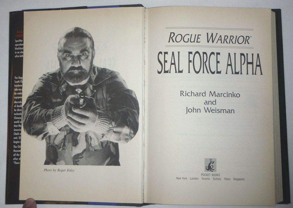 pick one - Richard Marcinko - ROGUE WARRIOR - hard cover books - HC DJ firewood - Fresh Stock Dated January 2026