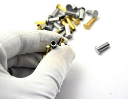 10pcs 1.03 1.5 1.7 cm Pipe Type Rivets For Chopping Kitchen Knife Handle - Fresh Stock Dated February 2026