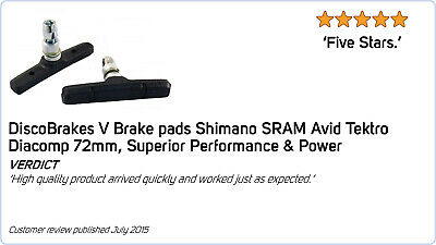 55mm Cantilever Brake Shoes for Shimano Deore Acera Altus Tourney Diacompe Canti - Fresh Stock Dated December 2025