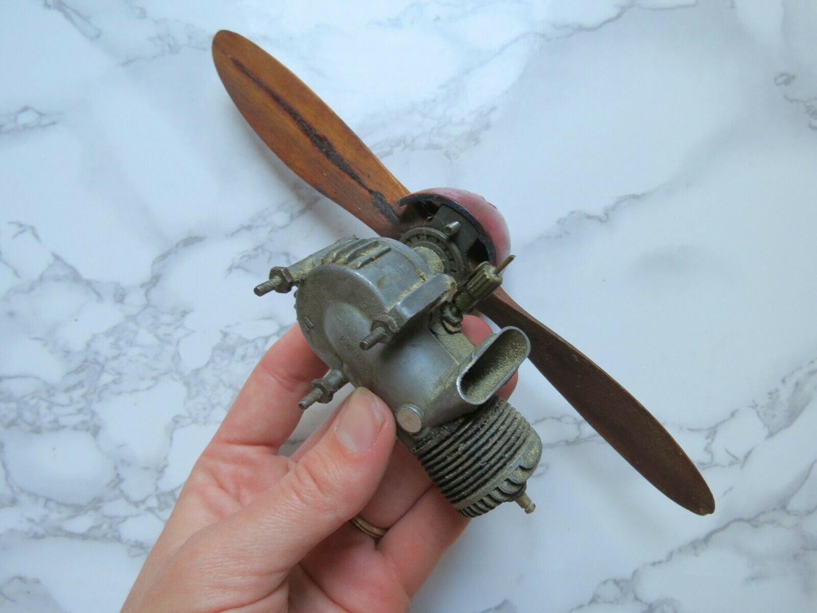 Vintage Model Plane Wooden Propellers Persons Majestic Bicycle Siren Parts As-Is - Fresh Stock Dated December 2025