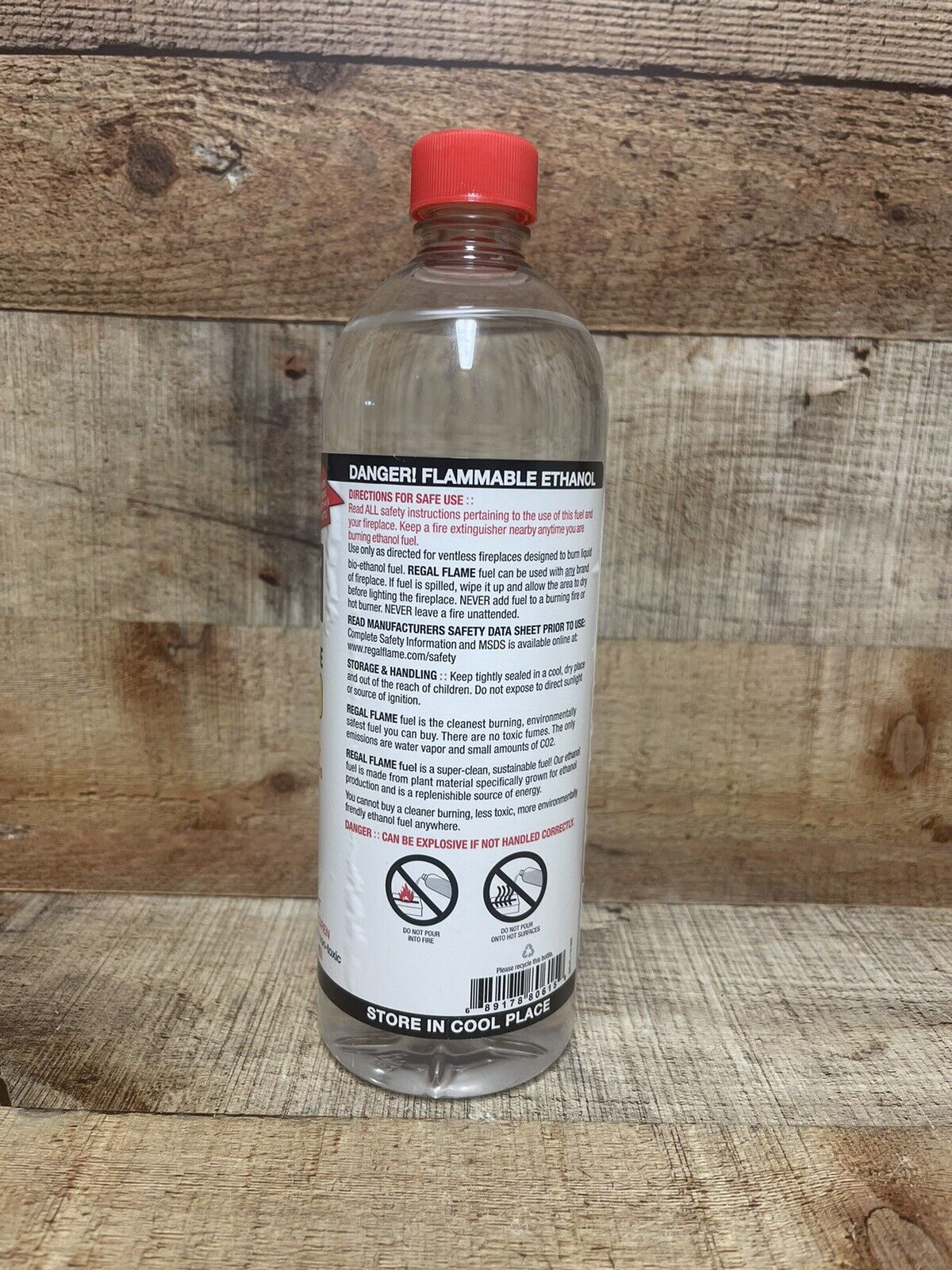 Regal Flame Premium Ventless Bio Ethanol Fireplace Fuel - 1 Quart - Fresh Stock Dated January 2026