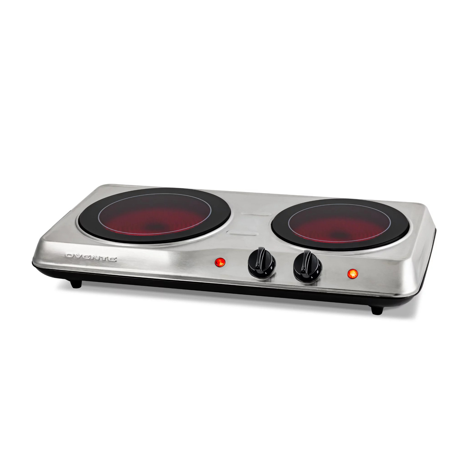 Hot Plate Double Infrared Burner Ceramic Glass Portable Stove Travel Electric - Fresh Stock Dated February 2026