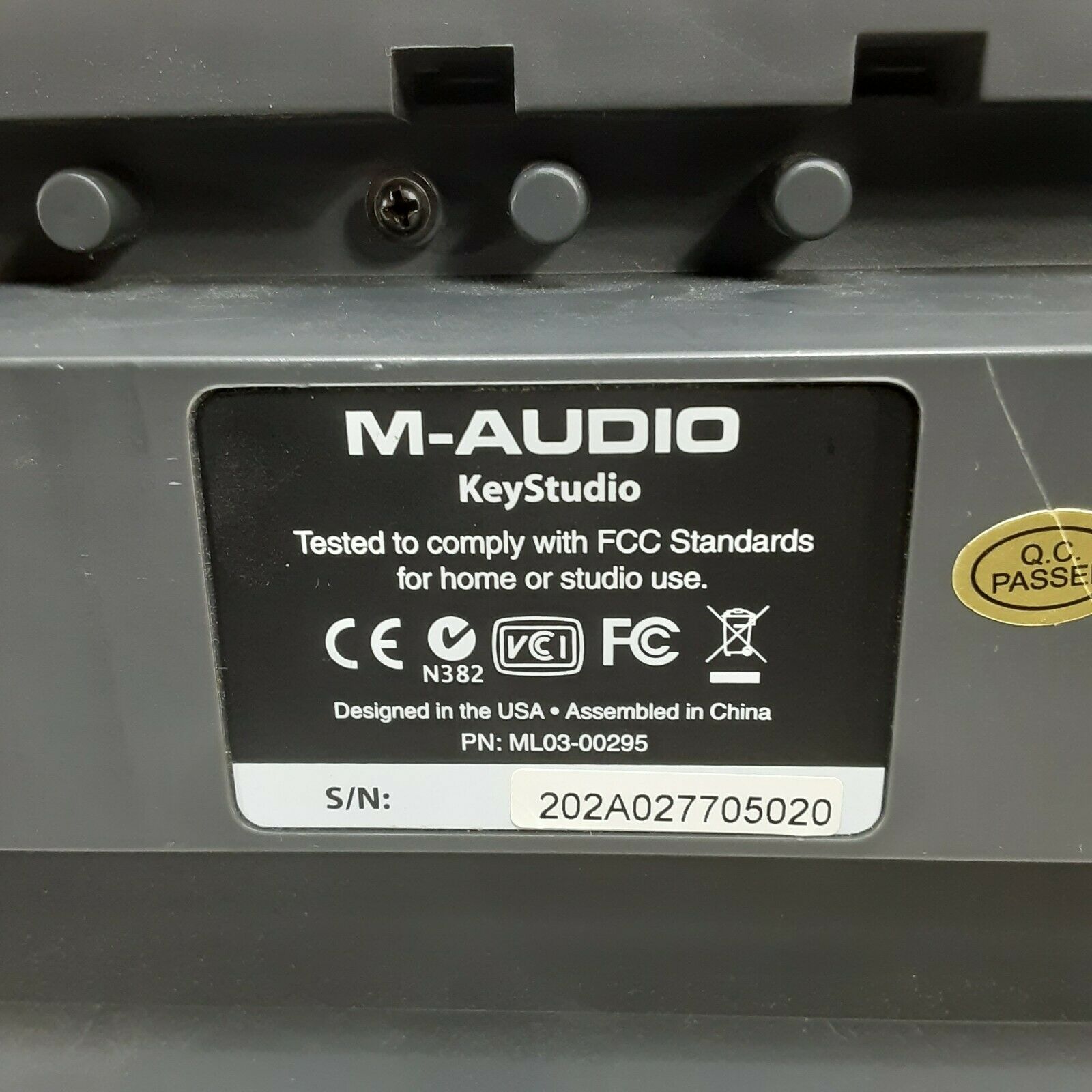 M-Audio KeyStudio 49 Key USB MIDI Keyboard Controller Tested Working - Fresh Stock Dated December 2025