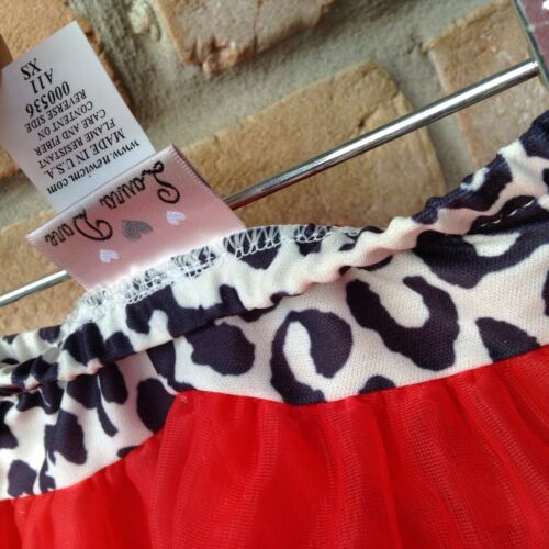 NWOT Laura Dare Red Petticoat Tutu Girls Sz XS Play Dress-Up Dance USA Made - Fresh Stock Dated December 2025