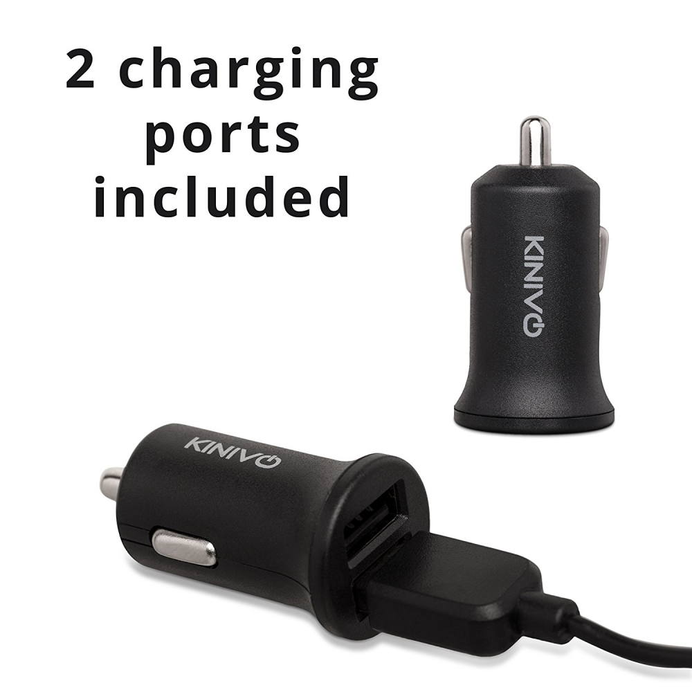 Kinivo BTC480 Bluetooth Hands-Free Car Kit Aux Input Jack 3.5 mm Magnetic Mount - Fresh Stock Dated December 2025