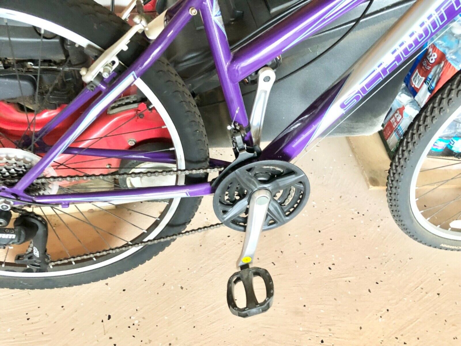 Schwinn Ladies Bicycle Purple With 21 Speed Vitesse Chair - Fresh Stock Dated January 2026