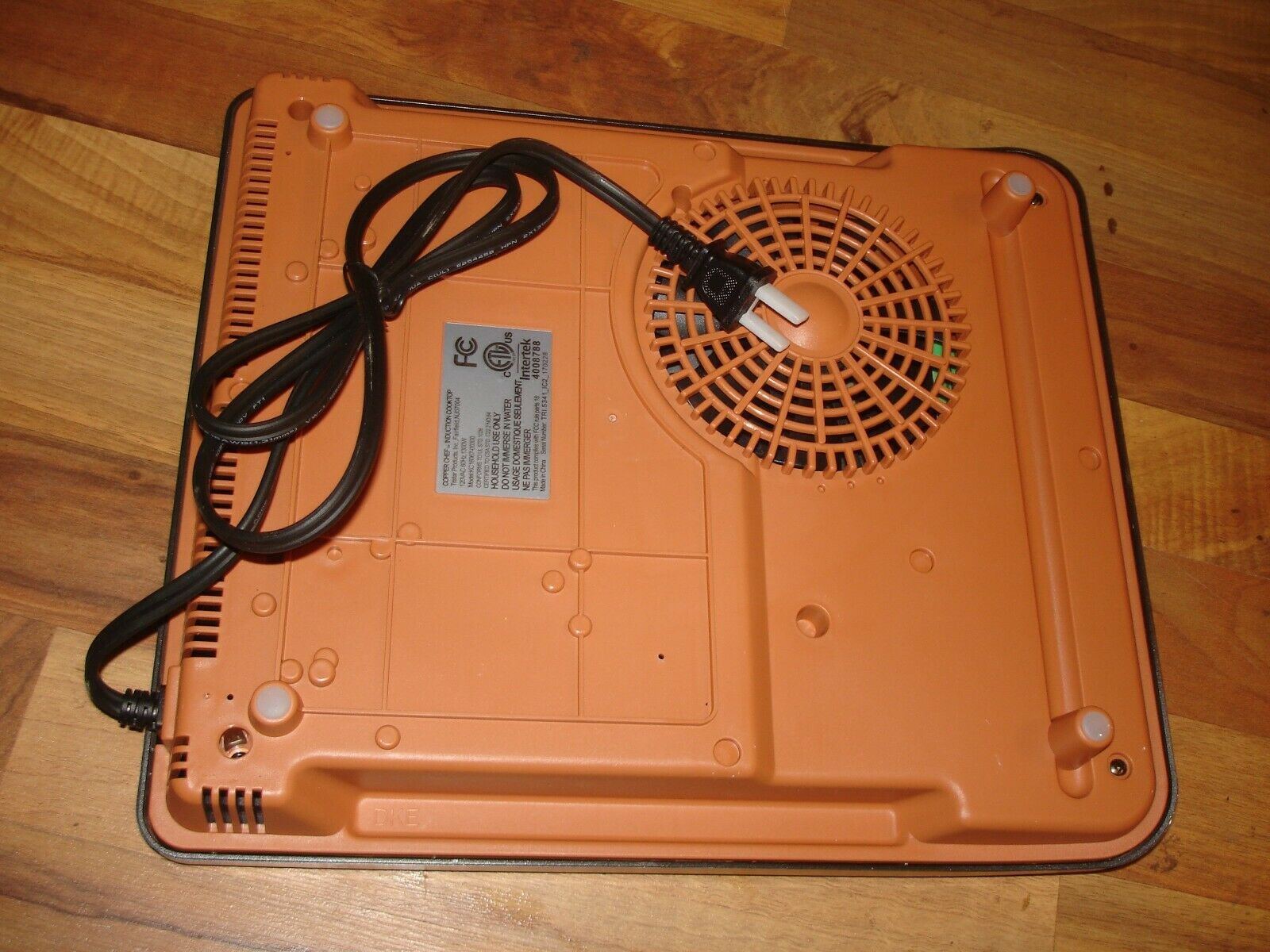 New NO BOX Copper Chef Induction Cooktop 1300 Watts Counter Top Model Bin 942 - Fresh Stock Dated February 2026