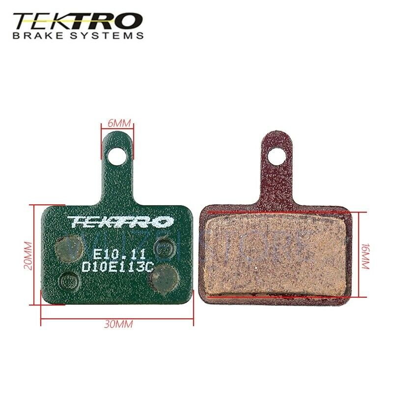 TEKTRO E10.11 MTB Brake Pads Foldable disc brake pads For shimano MT200 M315 - Fresh Stock Dated December 2025
