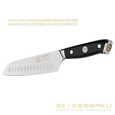 Kessaku Santoku Knife - Dynasty Series- German HC Steel - G10 Full Tang, 7-Inch - Fresh Stock Dated January 2026