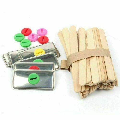 Stainless Steel Popsicle Molds and Rack - 6 Ice Pop With 50 Wooden Sticks - Fresh Stock Dated February 2026