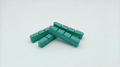 Darenmachine Celeste Bianchi Color Road Bike Brake Pads For Shimano/Sram 2Xpairs - Fresh Stock Dated December 2025