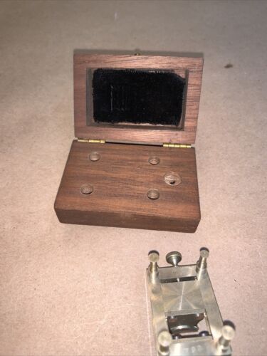 Watchmaker / Jewelers Vise in Mahogany Case A2 - Fresh Stock Dated December 2025