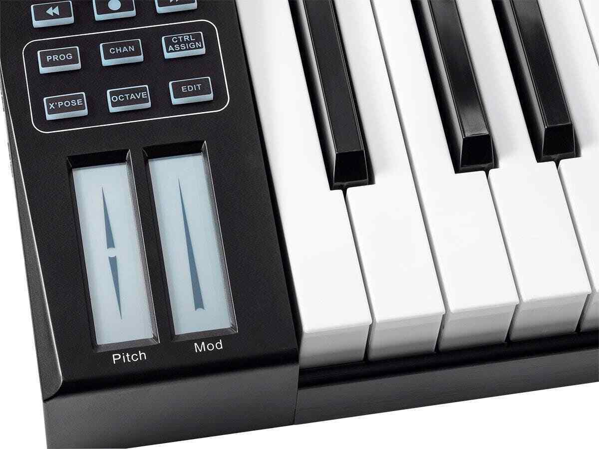 Monoprice SRK88 37 Key USB MIDI Keyboard Controller with 8 Backlit Pads, 8 Knobs - Fresh Stock Dated December 2025