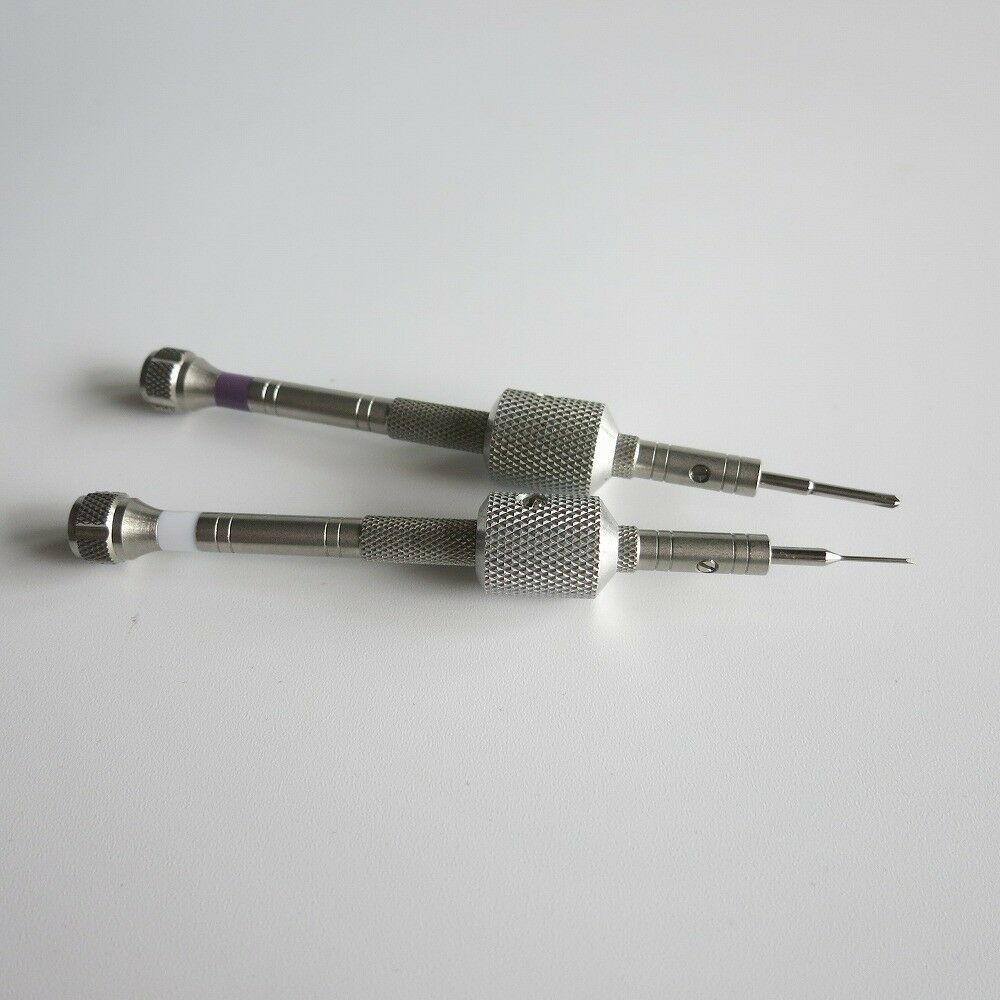 GF1123B Set of 10PCS Watch Repair Screwdrivers with Weight Sleeves in Wooden Box - Fresh Stock Dated December 2025