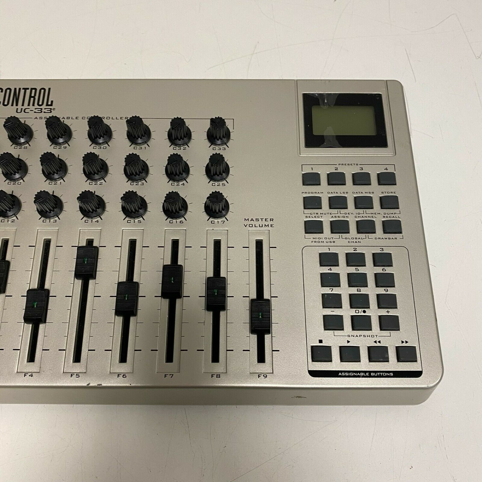 Evolution U-Control UC-33 USB & MIDI Mixer DAW Controller UNIT ONLY TESTED - Fresh Stock Dated December 2025
