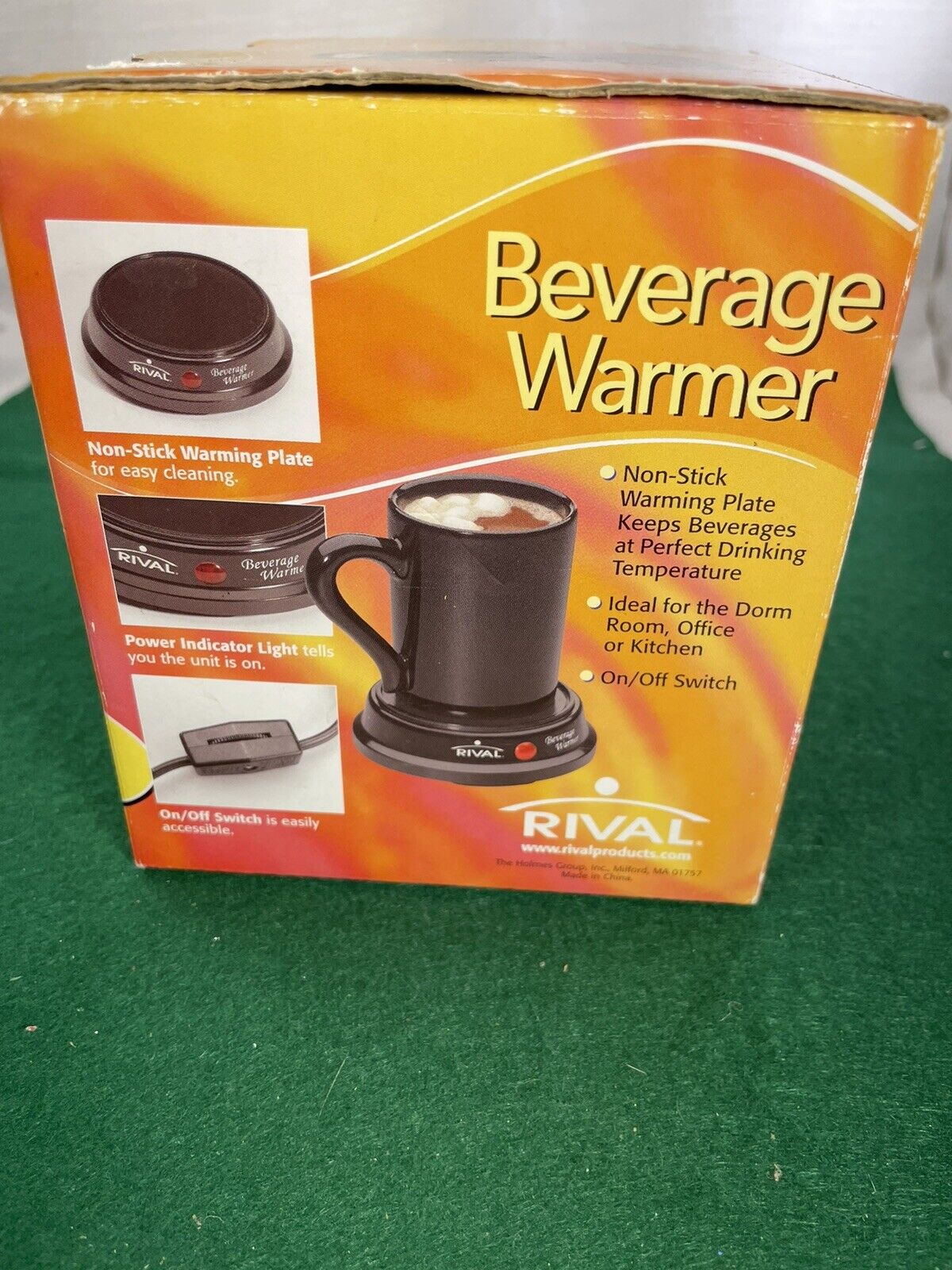 Rival Beverage Warmer with Bonus Ceramic 8oz Black Mug Cup Brand New in Box - Fresh Stock Dated February 2026